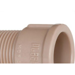 Adaptador Curto Plastilit 1 Marrom - Kit C/25 Unidades
