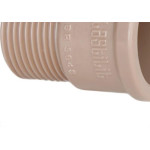 Adaptador Curto Plastilit D 1.1/4 Marrom - Kit C/10 Unidades