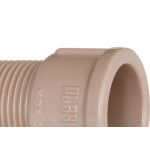 Adaptador Curto Plastilit D 1.1/4 Marrom - Kit C/10 Unidades