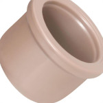 Caps Plastilit PVC Liso Liso 3/4 Marrom - Kit C/50 Unidades