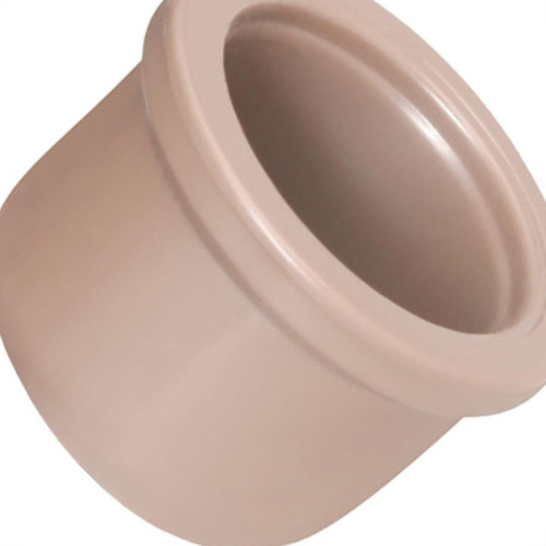 Caps Plastilit PVC Liso Liso 3/4 Marrom - Kit C/50 Unidades