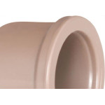 Caps Plastilit PVC Liso Liso 3/4 Marrom - Kit C/50 Unidades