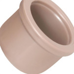 Caps Plastilit PVC Liso Liso D 1.1/4 Marrom - Kit C/10 Unidades