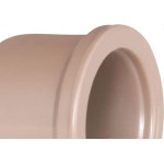 Caps Plastilit PVC Liso Liso D 1.1/4 Marrom - Kit C/10 Unidades