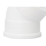 Cotovelo Esgoto Plastilit 40X45 Branco - Kit C/25 Unidades