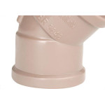 Cotovelo Plastilit PVC Liso Liso L 1X45 Marrom - Kit C/10 Unidades