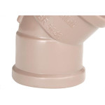 Cotovelo Plastilit PVC Liso Liso N 1.1/2X45 Marrom - Kit C/10 Unidades