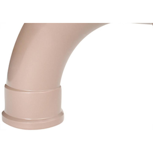 Curva Plastilit PVC Liso Liso 1X90 Marrom - Kit C/10 Unidades