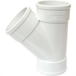 Juncao Esgoto Plastilit 40 X 40 Branco - Kit C/25 Unidades