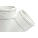 Juncao Esgoto Plastilit 40 X 40 Branco - Kit C/25 Unidades