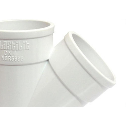 Juncao Esgoto Plastilit 40 X 40 Branco - Kit C/25 Unidades