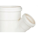 Juncao Esgoto Plastilit 100 X 50 Branco - Kit C/10 Unidades