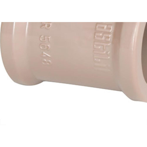 Luva PVC Liso Liso Marrom 1 Plastilit - Kit C/25 Unidades