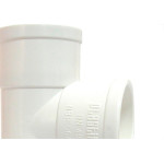 Tee Esgoto Plastilit 40 X 40 Branco - Kit C/25 Unidades