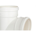 Tee Esgoto Plastilit 75 X 75 Branco - Kit C/20 Unidades