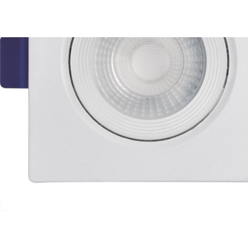 Spot Emb.03W Led 6500K Quadr B_D Branco