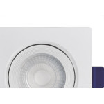 Spot Emb.03W Led 6500K Quadr B_D Branco