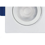 Spot Emb.05W Led 6500K Quadr B_D Branco