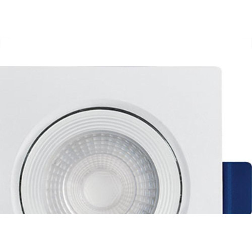 Spot Emb.05W Led 6500K Quadr B_D Branco