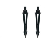 Luminaria Espeto P/Jard B_D Preto 5W 3000K Bivolt