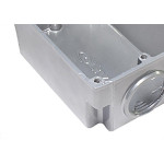 Caixa Piso Alum 4X2 Olivo Baixa 3/4 E/S