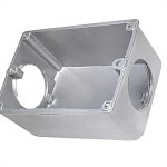 Caixa Piso Alum 4X2 Olivo Baixa 1'' E/S