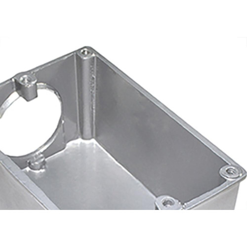 Caixa Piso Alum 4X2 Olivo Baixa 1'' E/S