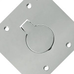 Espelho Placa P/Piso Inox 4X4 1Tomada Red Olivo Pll80