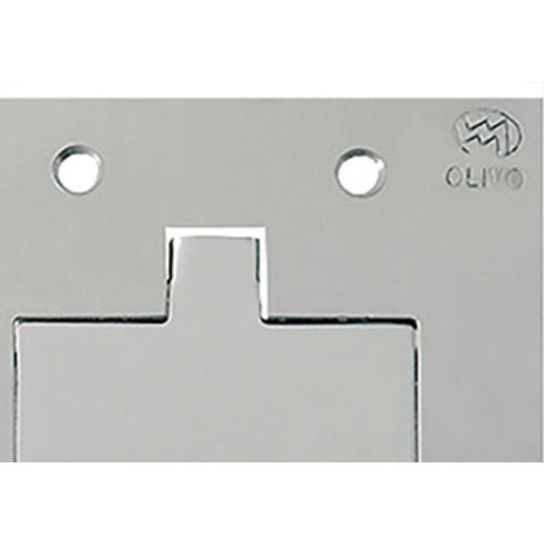 Espelho Placa P/Piso Inox 4X4 3Rj Olivo Pll89