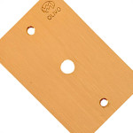 Espelho Placa P/Piso Latao 4X2 1Furo Olivo Pll03