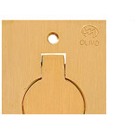 Espelho Placa P/Piso Latao 4X2 1Tomada Red Olivo Pll4