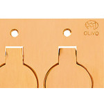 Espelho Placa P/Piso Latao 4X4 2Tom Red Olivo Ll12
