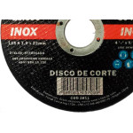 Disco Sped/Inox Fertak 4.1/2X7/8X1,0 - Kit C/10 Unidades