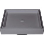 Ralo Invisivel 10 X 10 Cinza Estrela