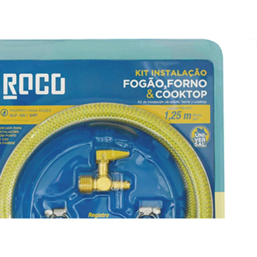 Kit Gas Instal.Fogao/Cooktop Roco 1,25M