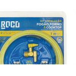 Kit Gas Instal.90 Fogao/Cookt Roco 1,25M