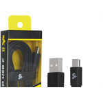 Cabo Tipo Mobile Usb/Macho 5Gb 1,2M Preto