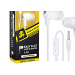 Fone De Ouvido Easy C/Microfone 1,2M Branco
