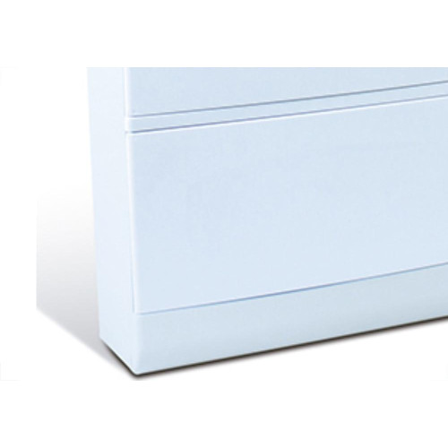 Centrinho Steck Pvc 24 Disjuntor Din Sobrepor Branco