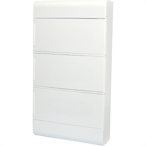 Centrinho Steck Pvc 36 Disjuntor Din Sobrepor Branco
