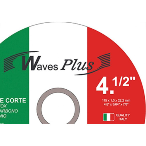 Disco Sped/Inox Waves 4.1/2X7/8X1,0