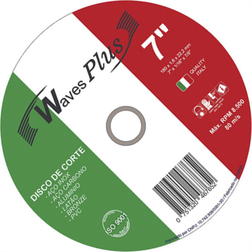 Disco Sped/Inox Waves 7.X7/8X1,6