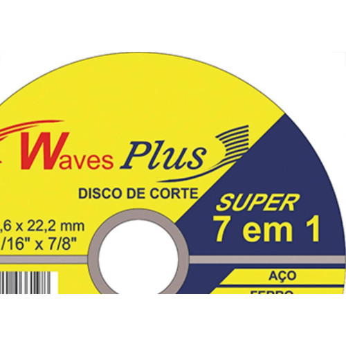 Disco Corte 7 Em 1 Waves 7.1/16X7/8X1,6