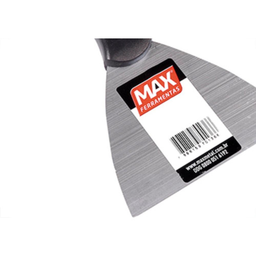 Espatula Max Aco Inox 08 C/Cabo Plastico
