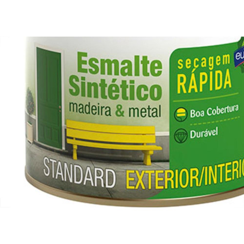 Tinta Esmalte. 1/4 (900ml) Sintetico Eucalar Marfim