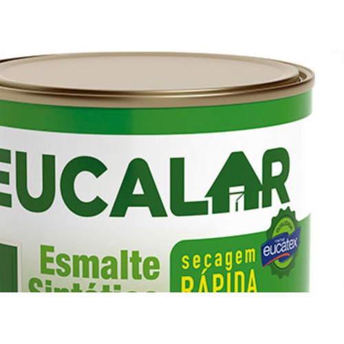 Tinta Esmalte. 1/4 (900ml) Sintetico Eucalar Marfim