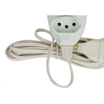 Extensao Techna Pl 0,75 10Mt 2P+T10A Branco