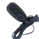 Extensao Techna Pl 0,75 10Mt 2P+T10A Preto