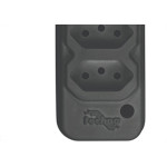 Tomada Barra Techna Tripla 2P+T 10A Preto