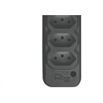 Tomada Barra Techna D Quint 2P+T 10A Preto